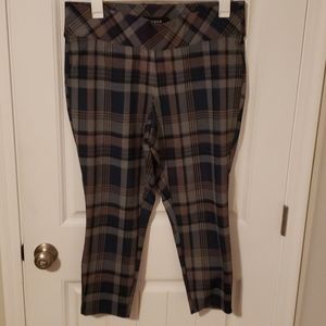 Torrid plaid cropped size 1